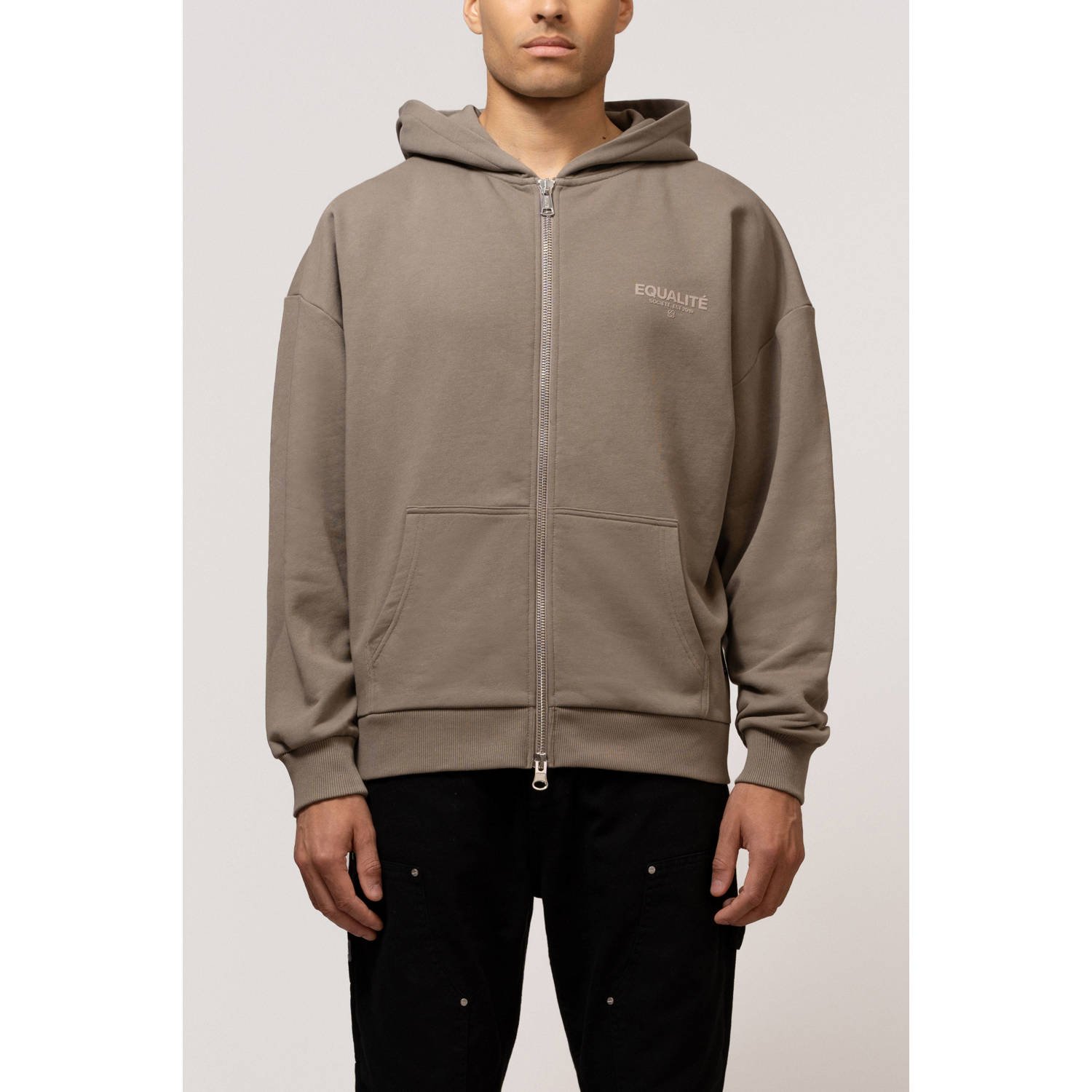 Equalité sweatvest taupe