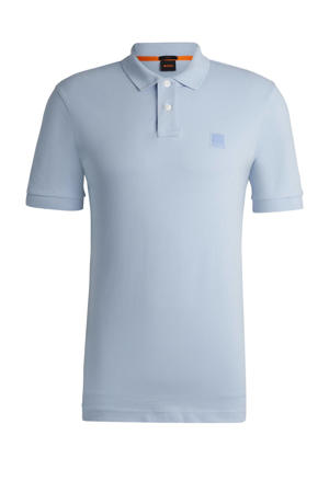 slim fit polo PASSENGER open blue
