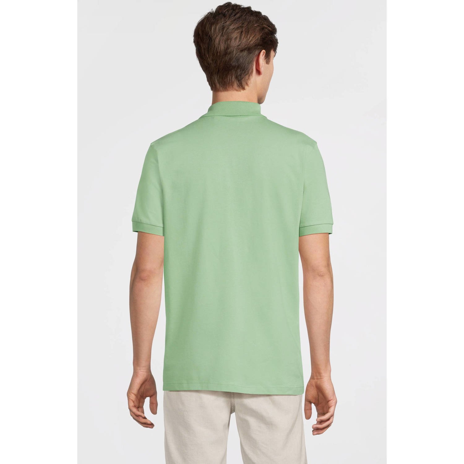 BOSS slim fit polo PASSENGER groen