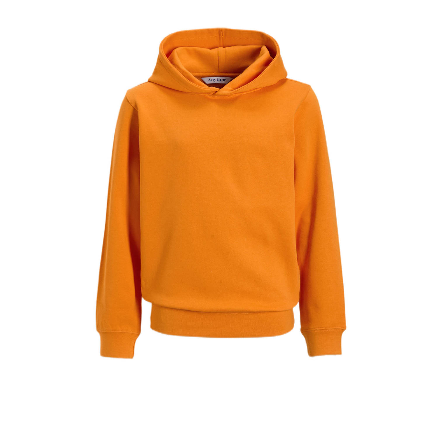 Anytime hoodie oranje