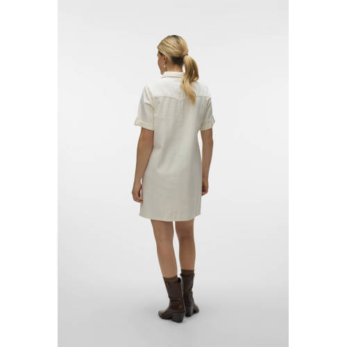 VERO MODA spijkerjurk wit afbeelding
