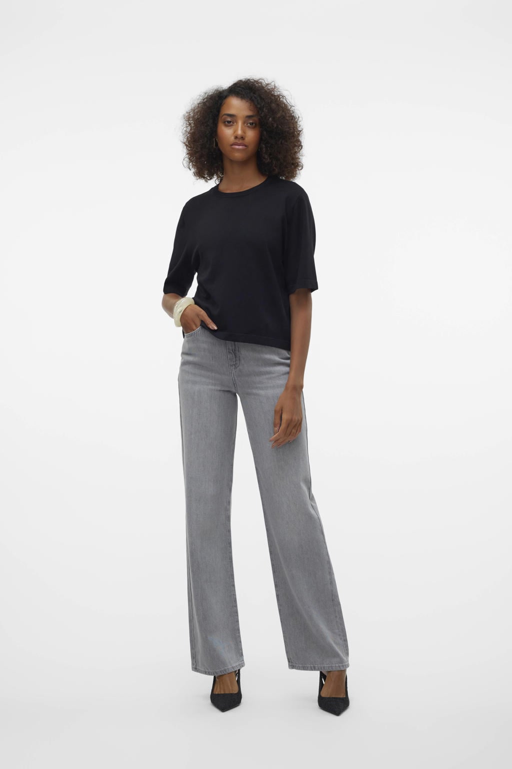 VERO MODA pullover zwart