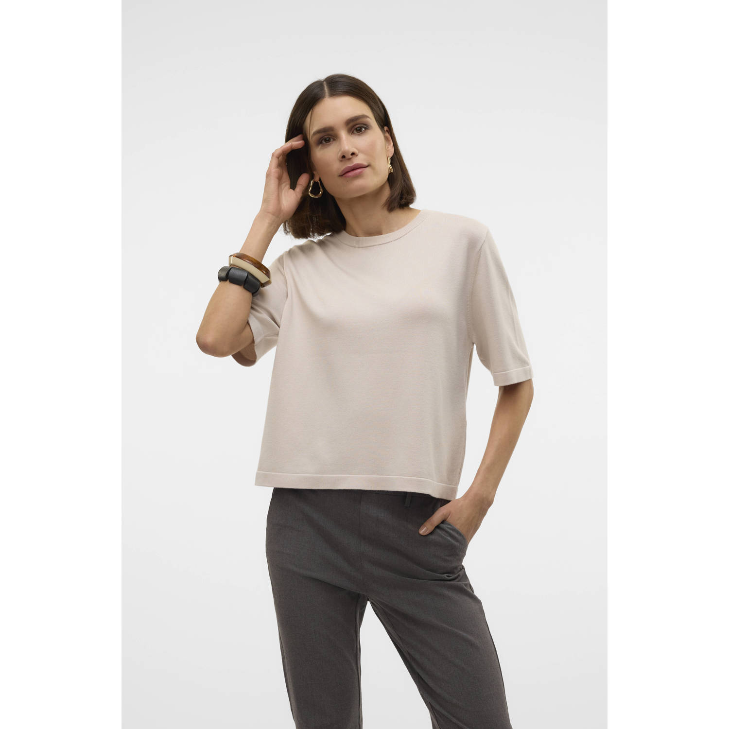 VERO MODA pullover beige