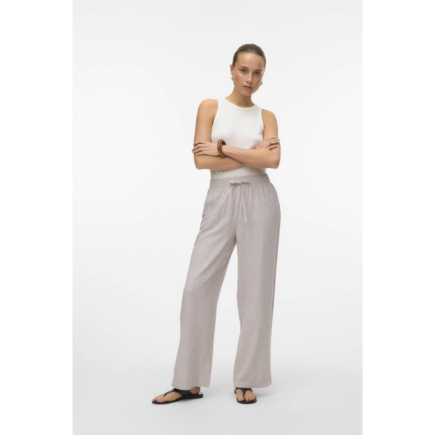 VERO MODA wide leg casual broek