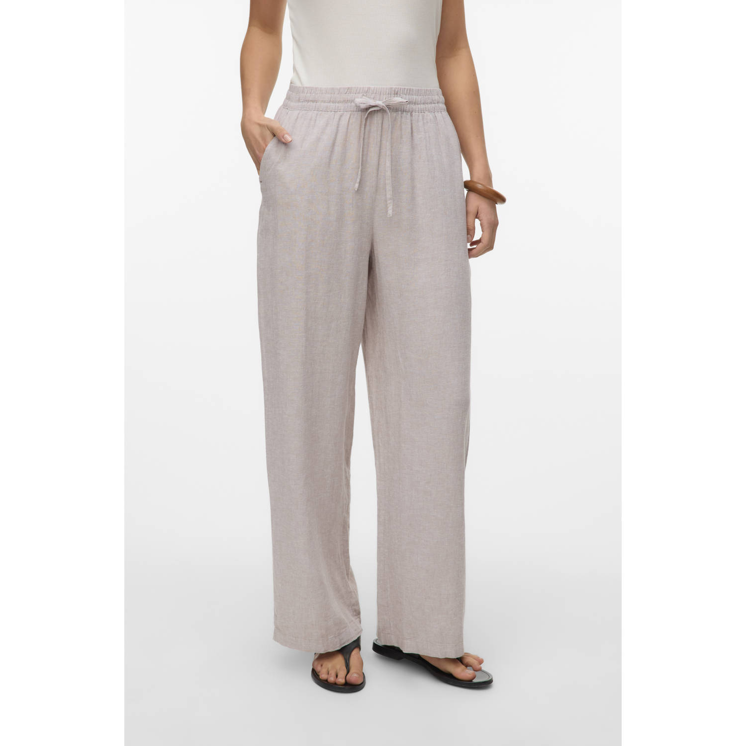 VERO MODA wide leg casual broek