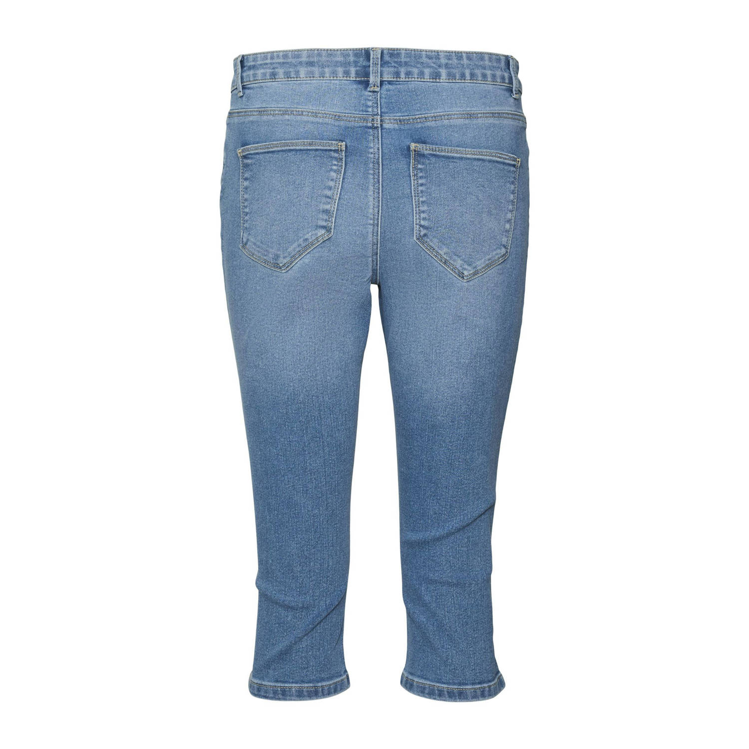 VERO MODA skinny jeans capri medium blue denim