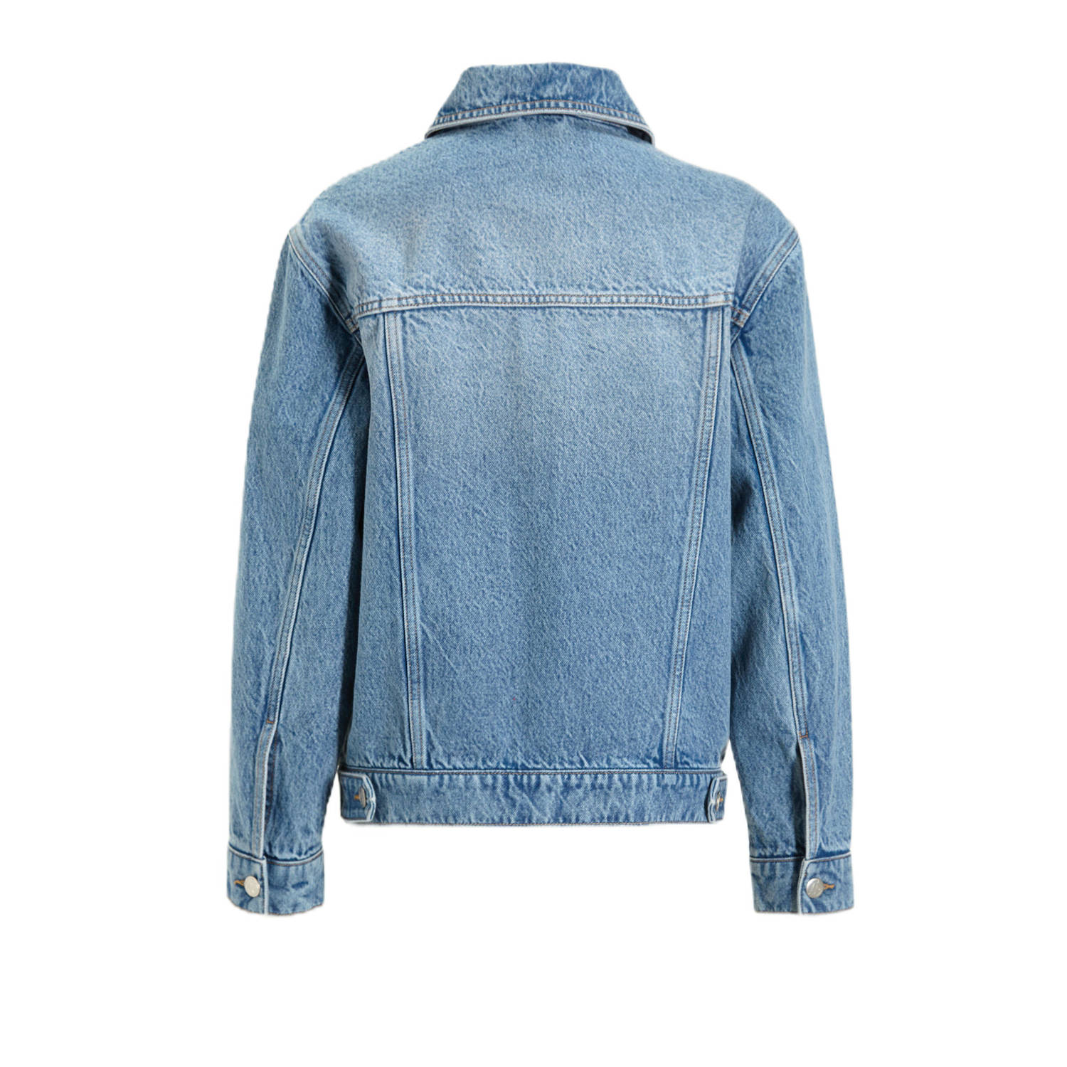anytime relaxed denim jacket blauw
