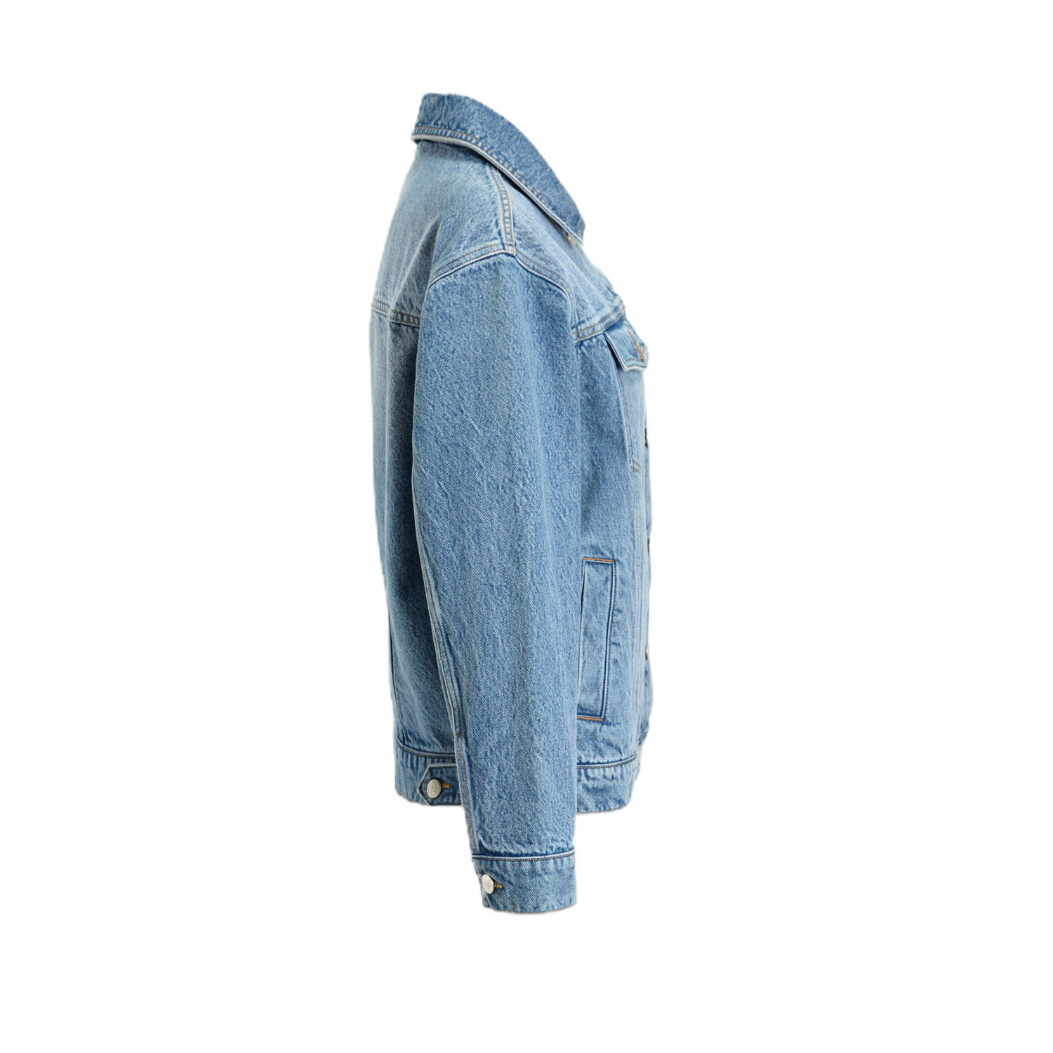 anytime relaxed denim jacket blauw
