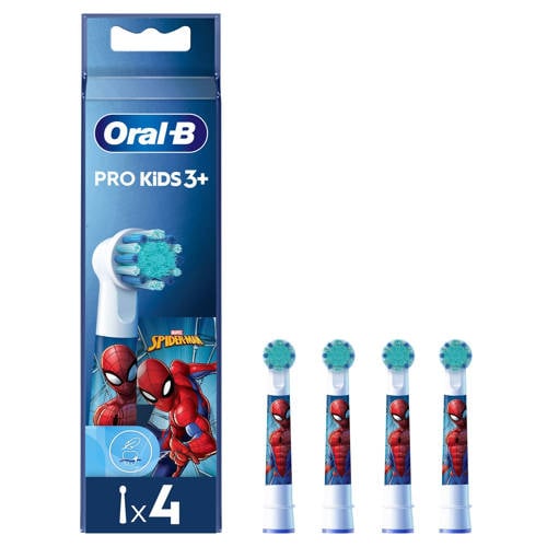 Wehkamp Oral-B Pro Kids opzetborstels The Spider-Man - 4 stuks aanbieding