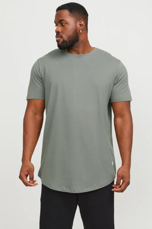 regular T-shirt Plus Size grijsgroen