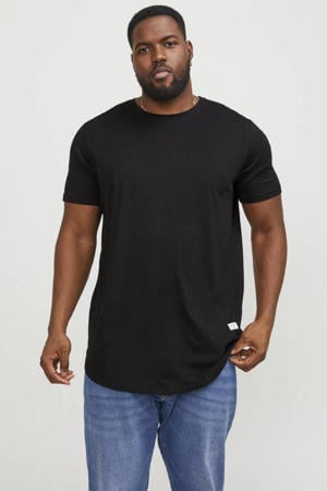 regular T-shirt Plus Size zwart