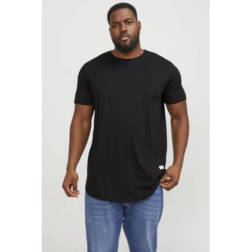 JACK & JONES PLUS SIZE regular T-shirt Plus Size zwart afbeelding