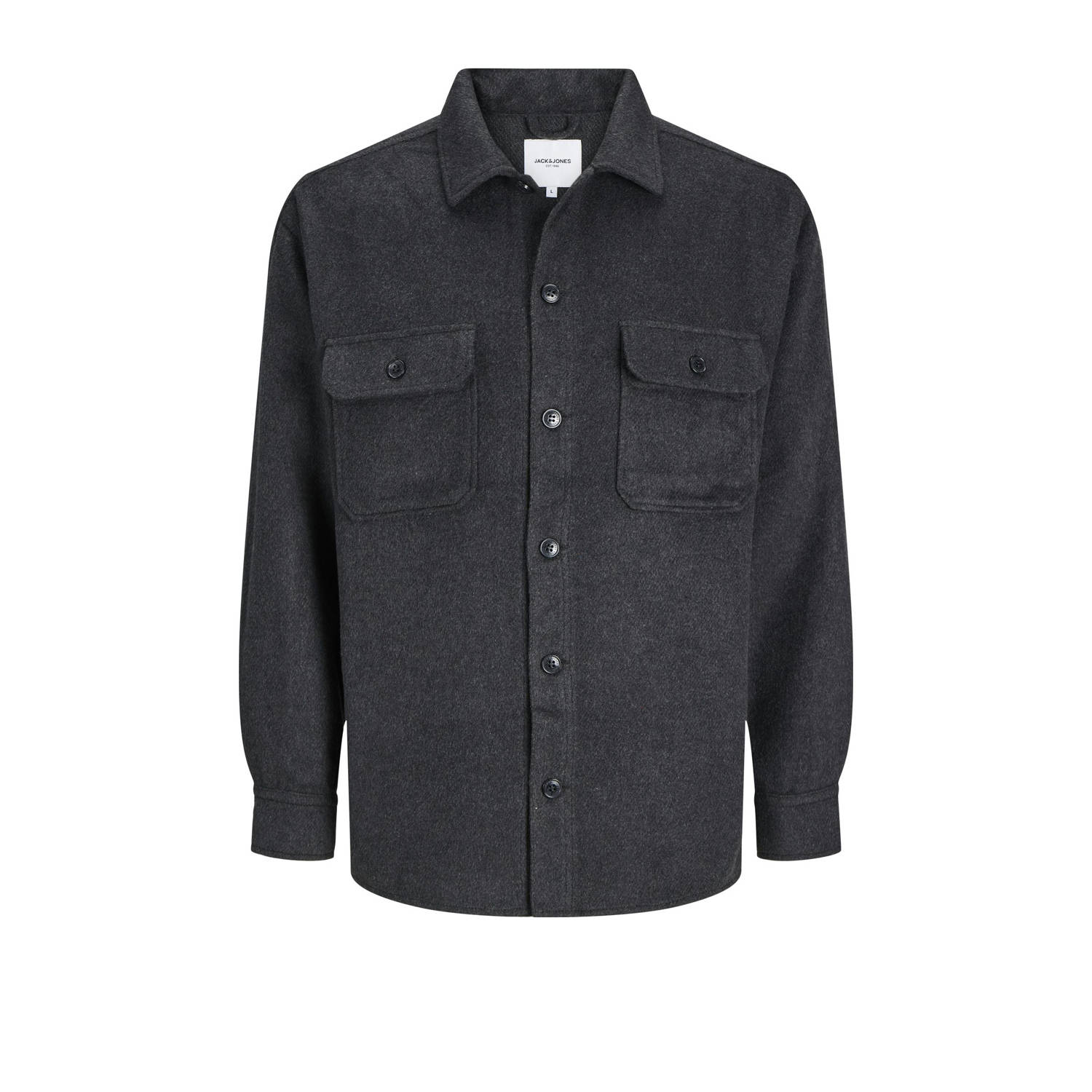 Jack & Jones PlusSize Overhemd met lange mouwen JJEBRADLEY OLLIE OVERSHIRT LS NOOS PLS