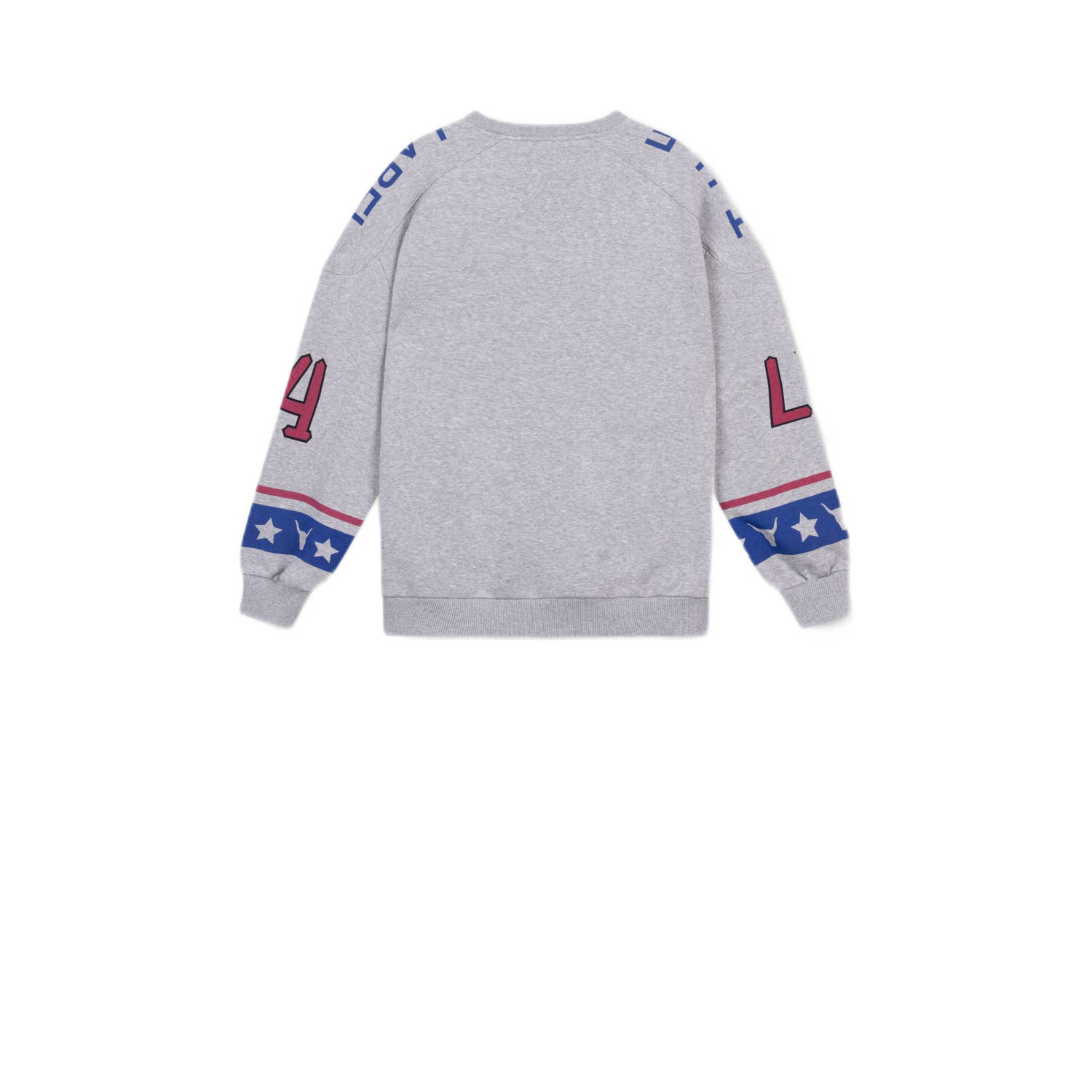 Alix the Label sweater grijs melange