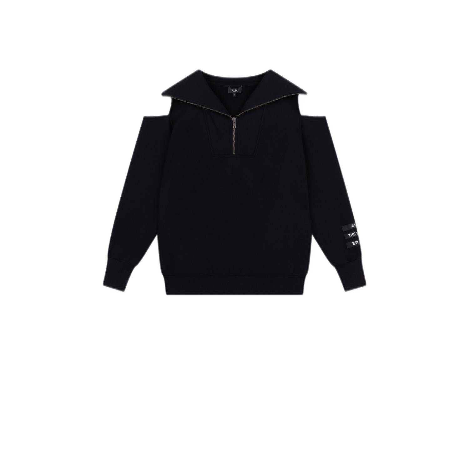 Alix The Label Zwarte Trui met Stijl 2412887953 Black Dames