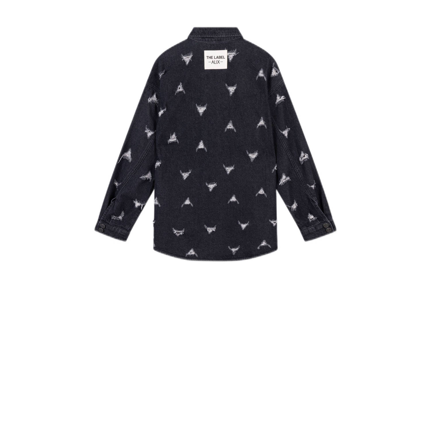 Alix the Label blouse grey denim