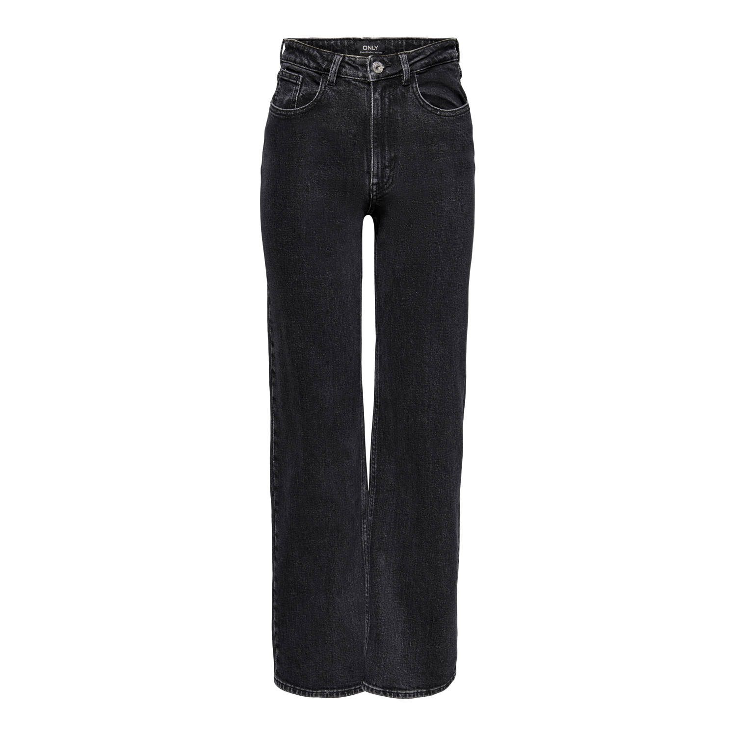 ONLY CARMAKOMA high waist wide leg jeans black denim