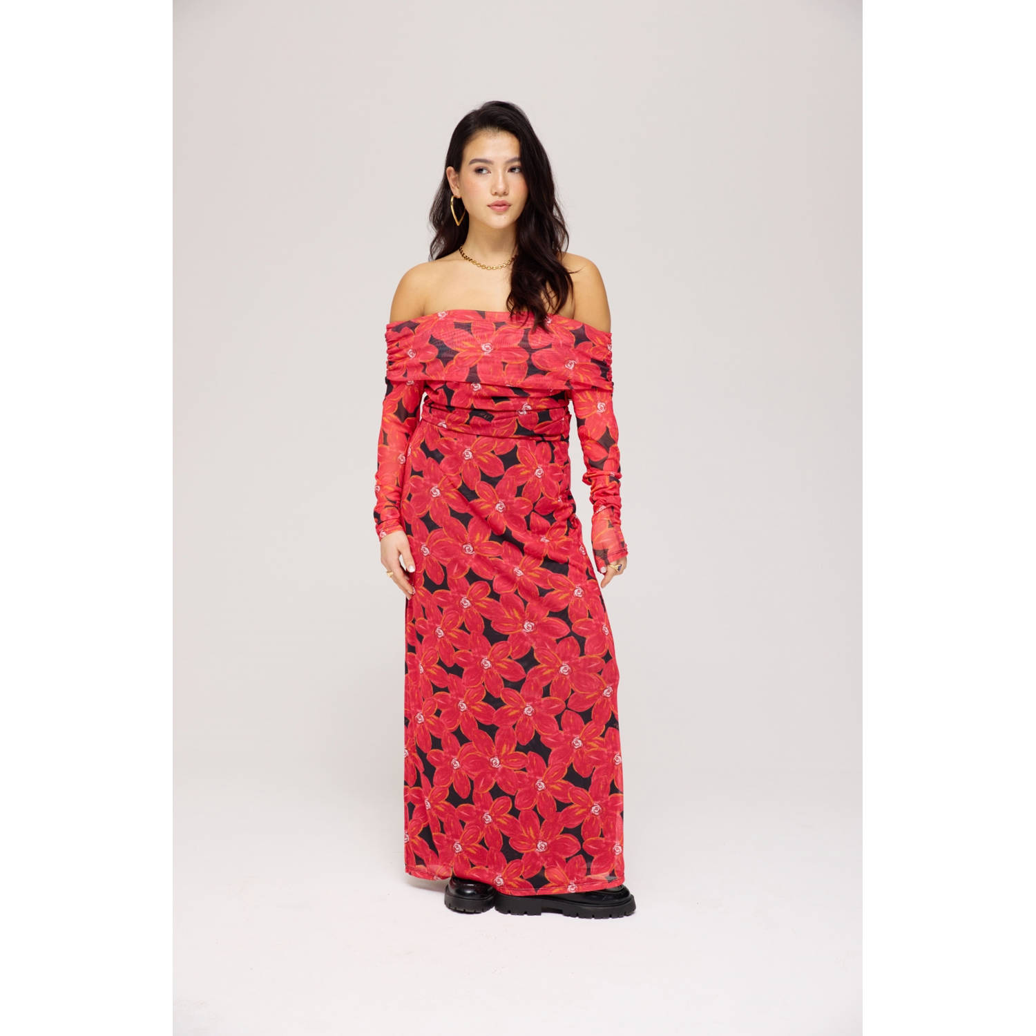 HARPER & YVE Dames Rokken Leny-sk Rood