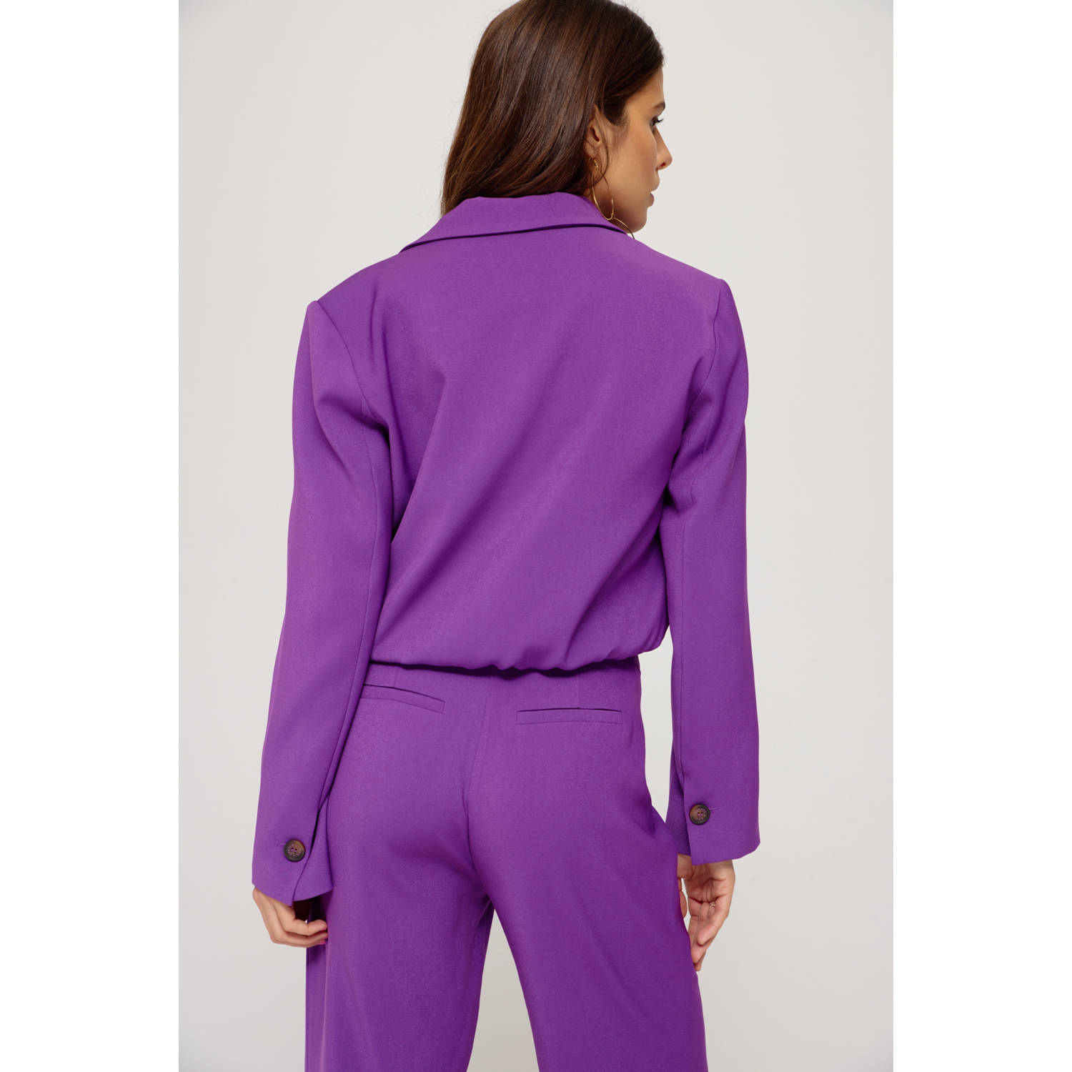 HARPER & YVE straight regular waist broek violet