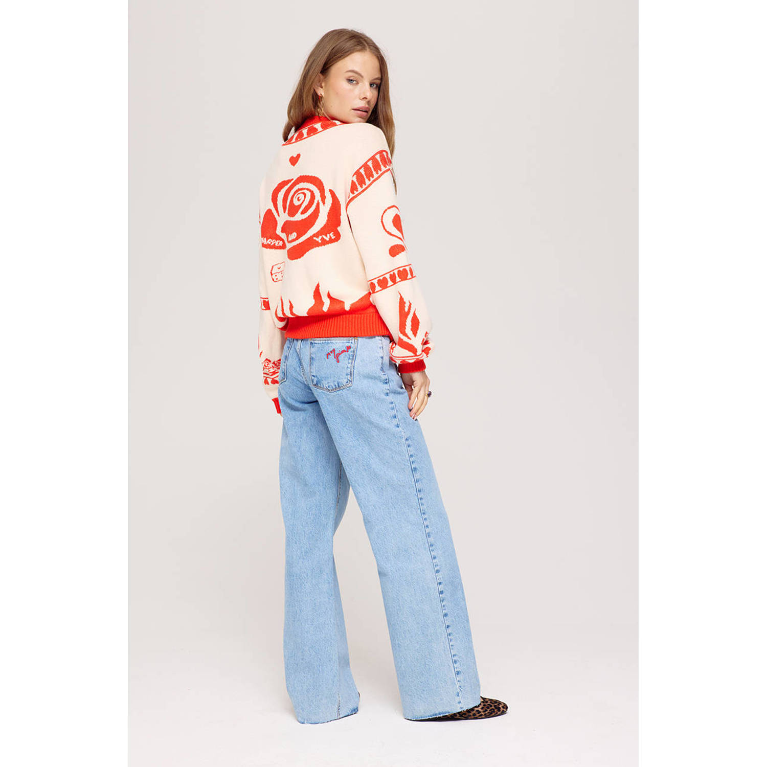 HARPER & YVE gebreid vest ecru