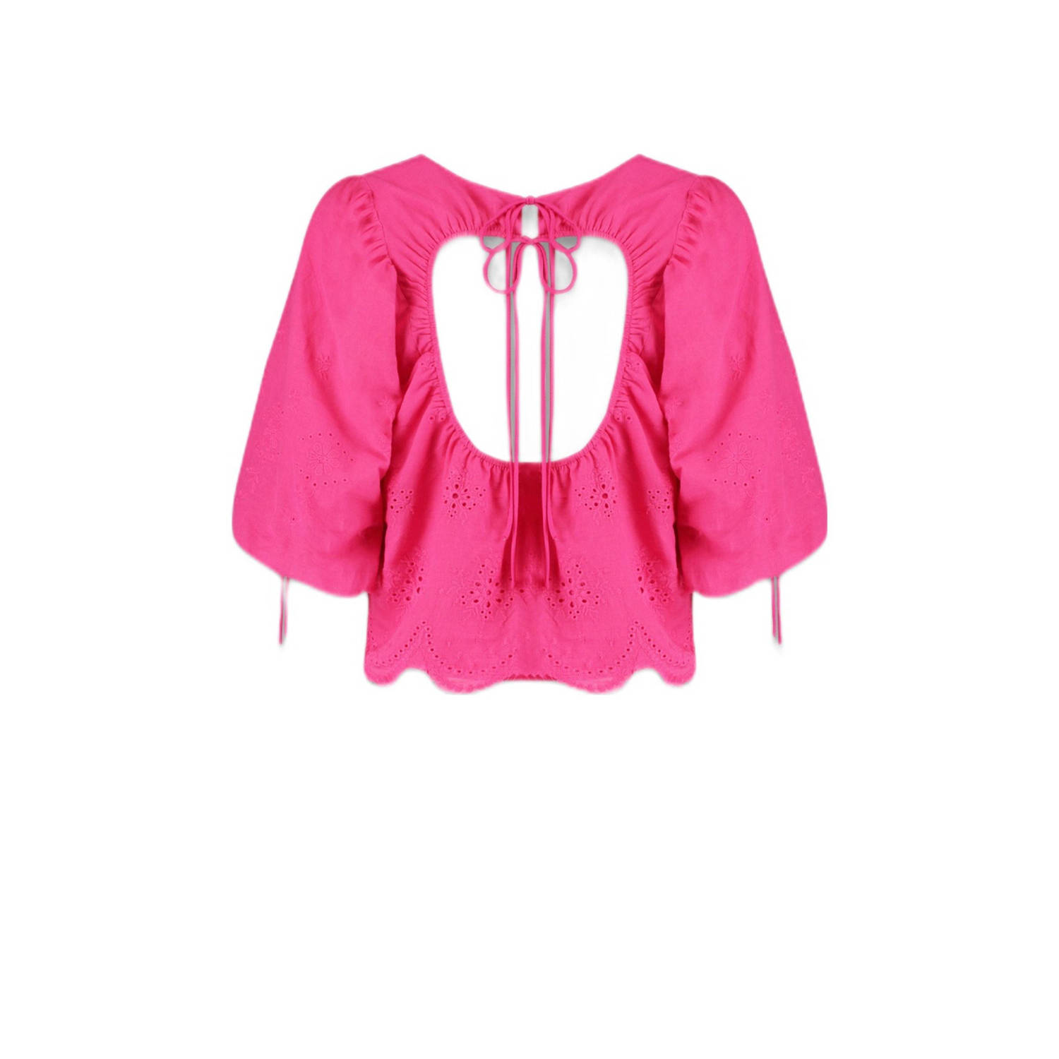 HARPER & YVE blousetop roze broderie