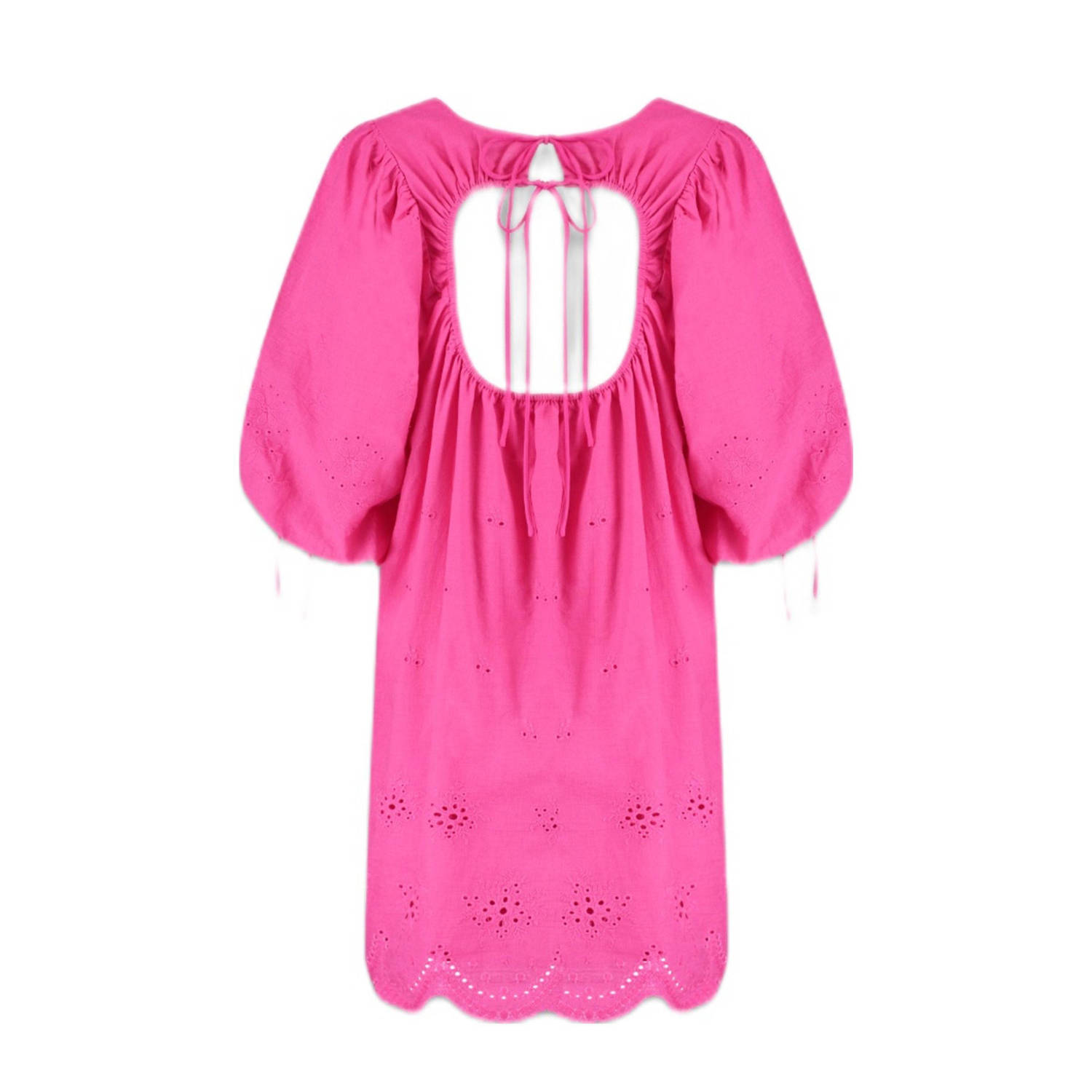 HARPER & YVE jurk broderie roze