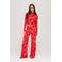 HARPER & YVE wide leg high waist broek rood