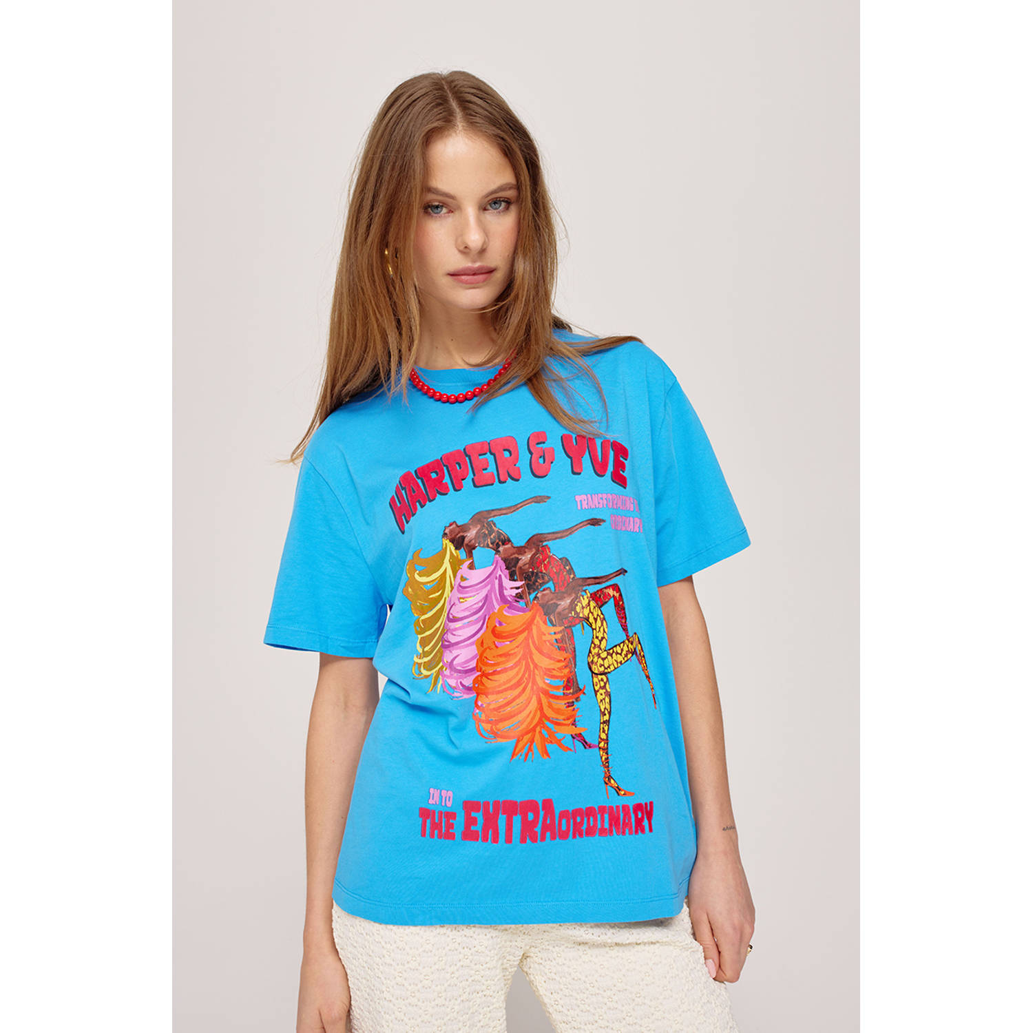 HARPER & YVE Dames Tops & T-shirts Extraordinary-ss Blauw