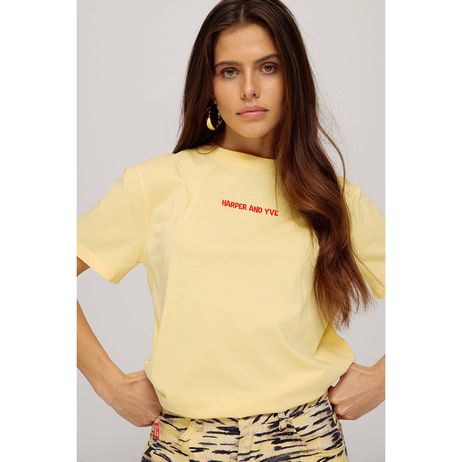 HARPER & YVE T-shirt geel
