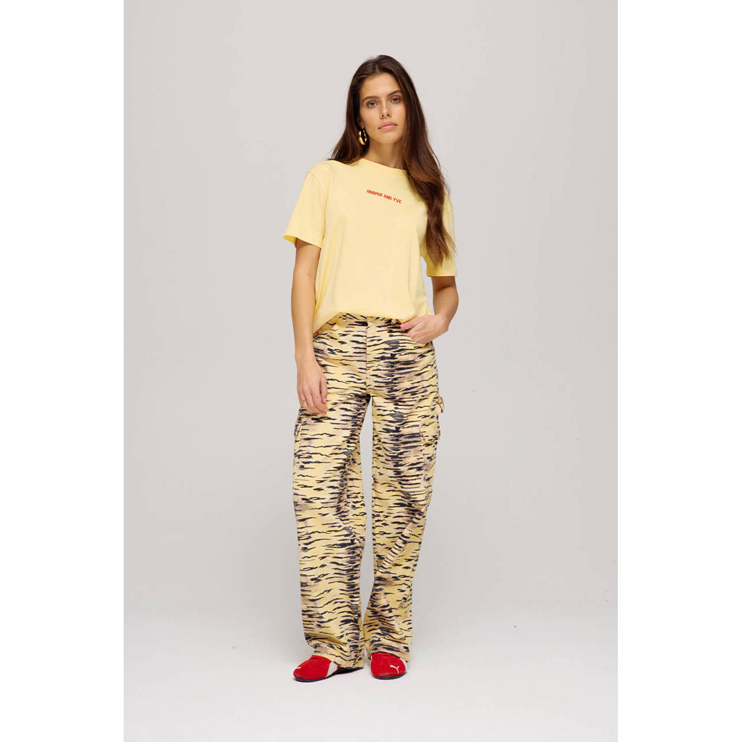 HARPER & YVE Dames Tops & T-shirts Guiltylist-ss Geel