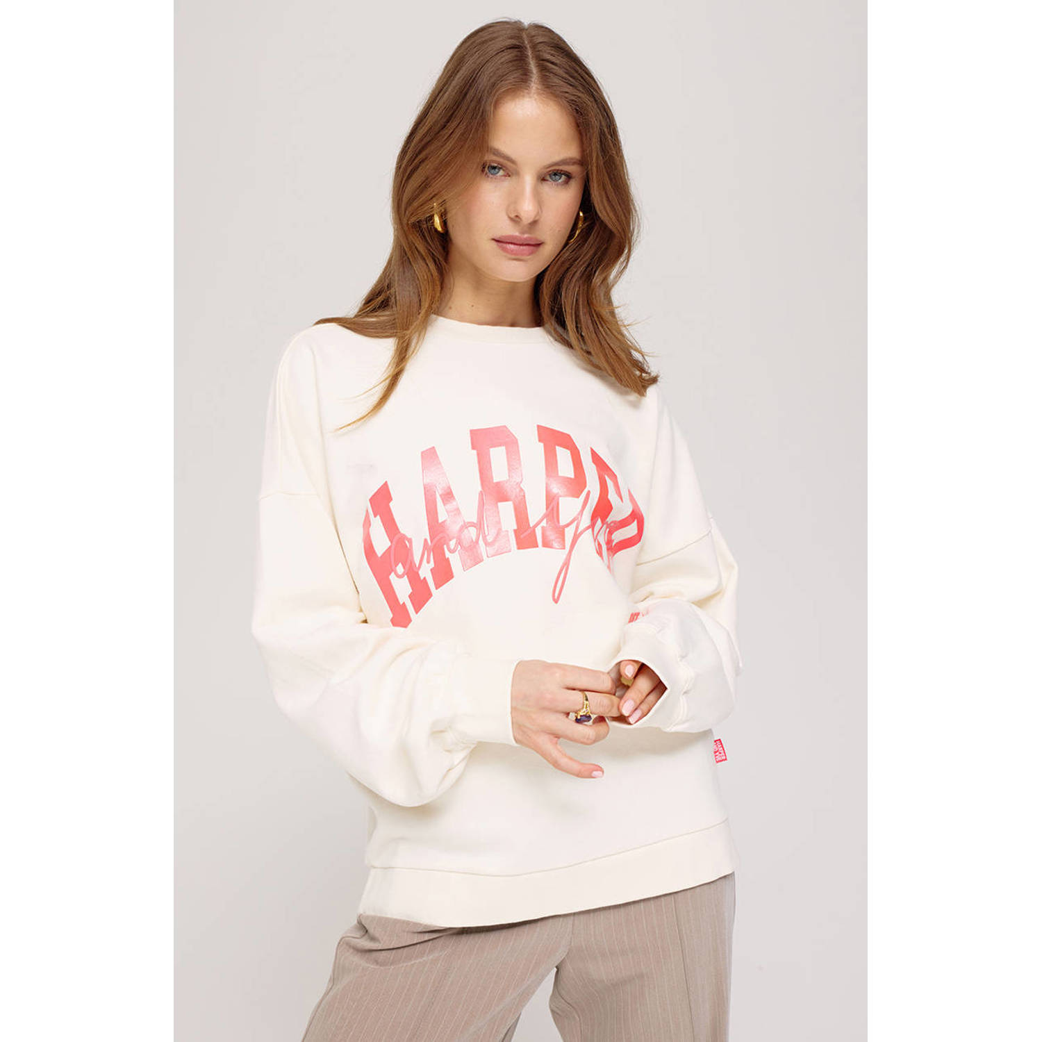 HARPER & YVE Dames Truien & Vesten Lakaan-sw Creme