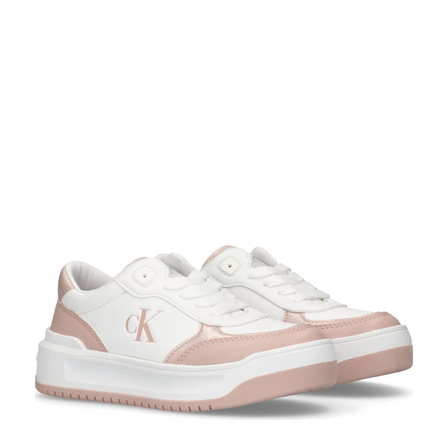 Calvin Klein sneakers roze wit