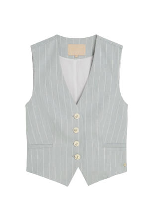 gilet lichtblauw