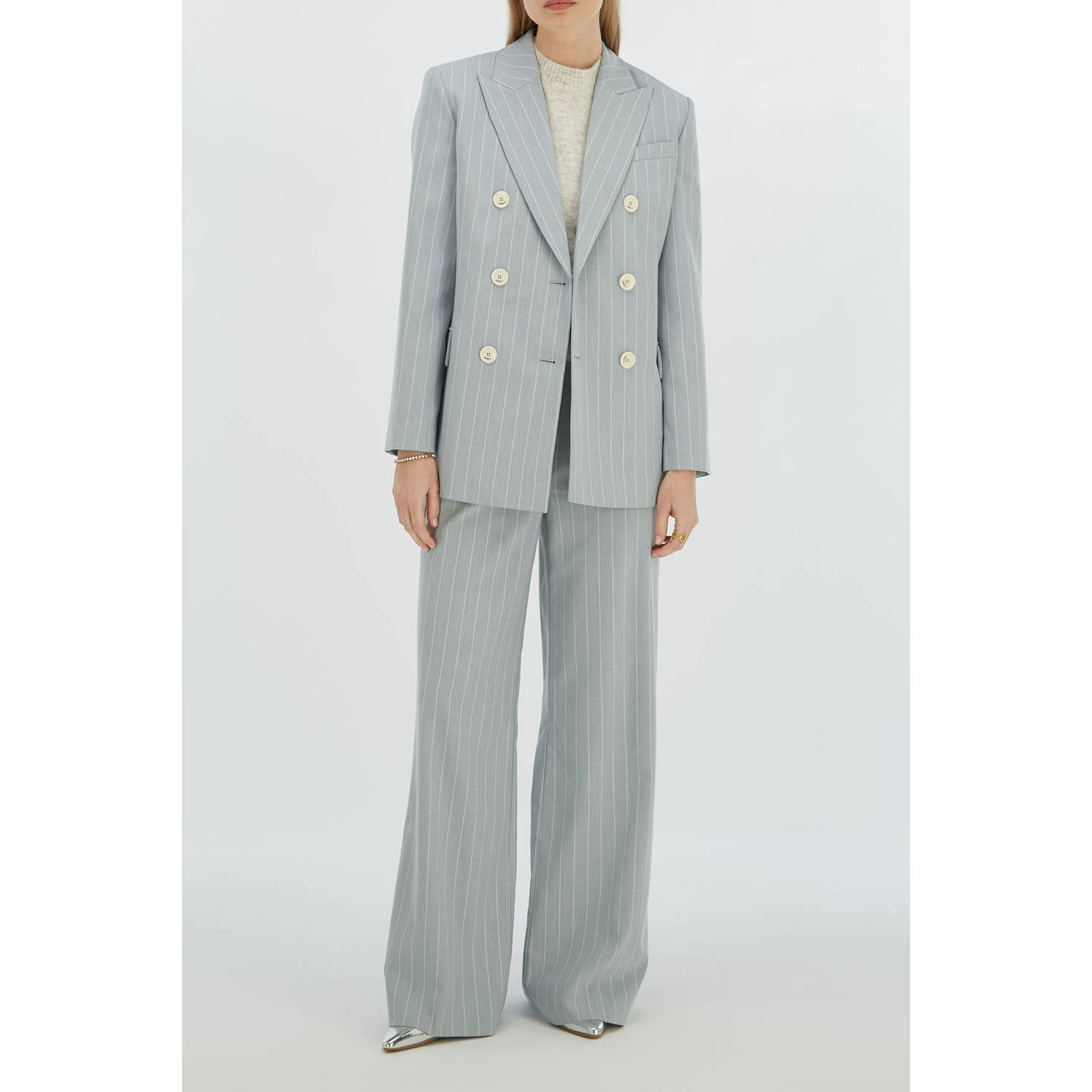 JOSH V regular blazer lichtblauw
