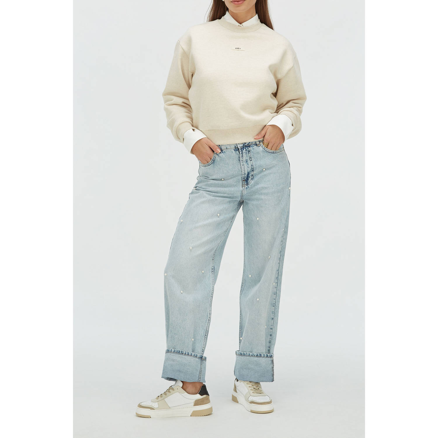 JOSH V Dames Truien & Vesten Ebah Beige