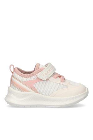 chunky sneakers wit/lichtroze