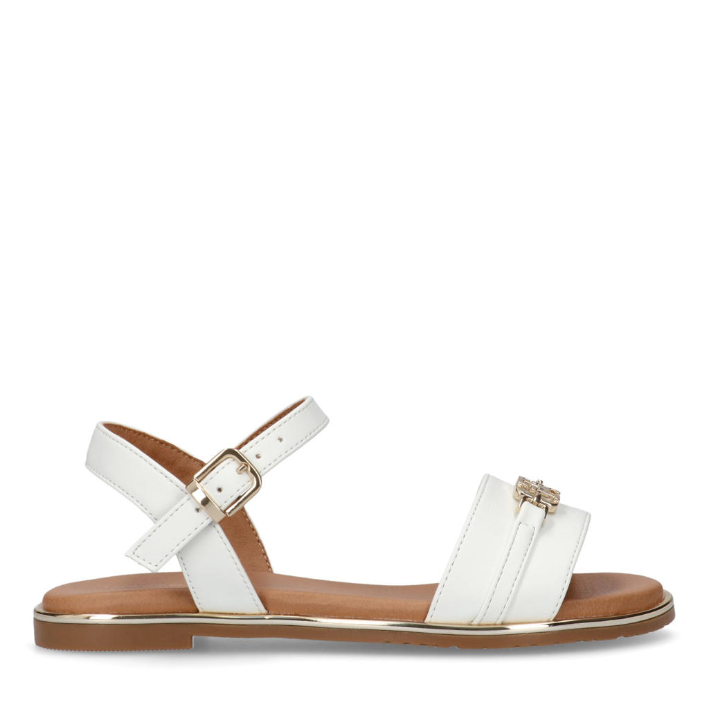 Witte meisjes Tommy Hilfiger Mary sandalen van imitatieleer met gesp