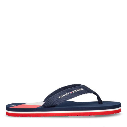 Tommy Hilfiger Mick teenslippers donerblauw afbeelding