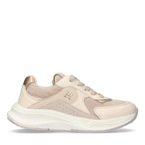 chunky sneakers beige