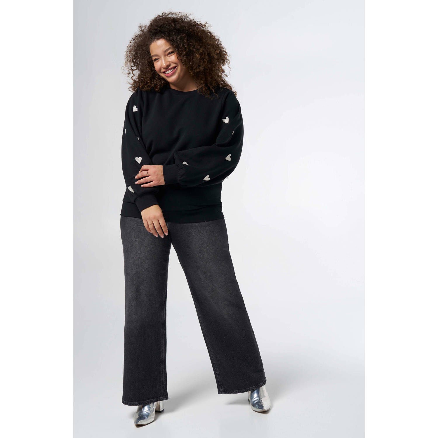 MS Mode sweater zwart