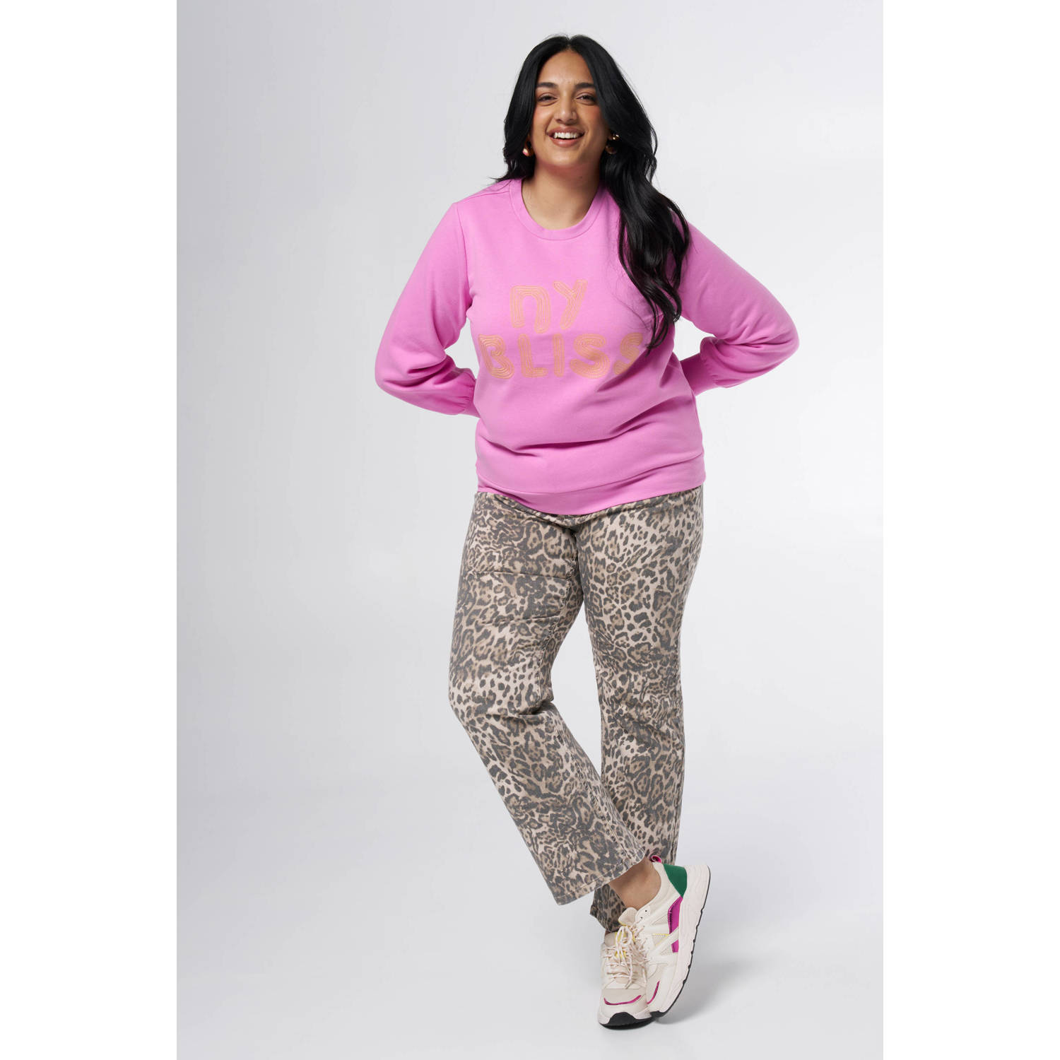 MS Mode sweater roze