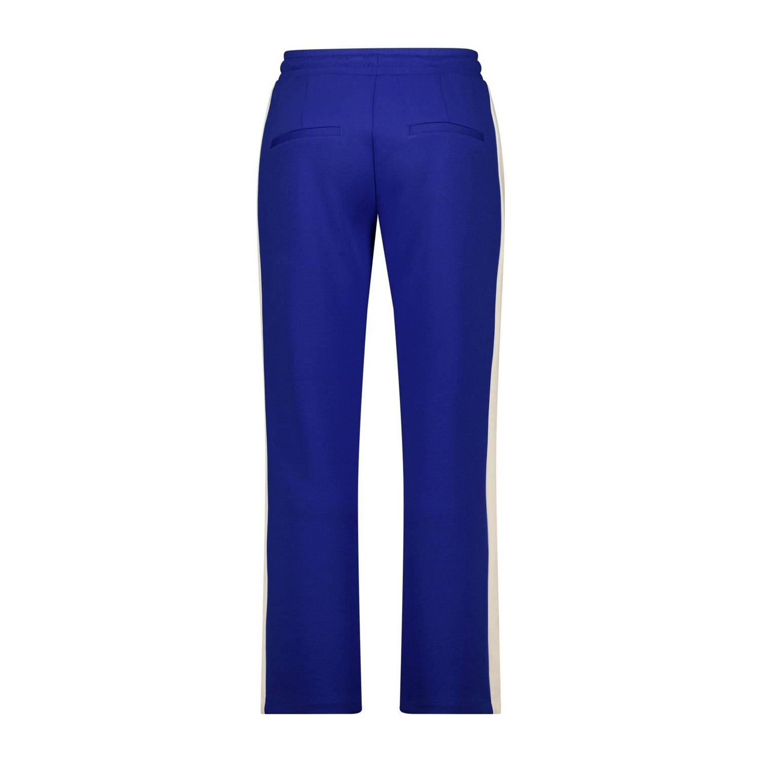 MS Mode wide leg high waist broek blauw