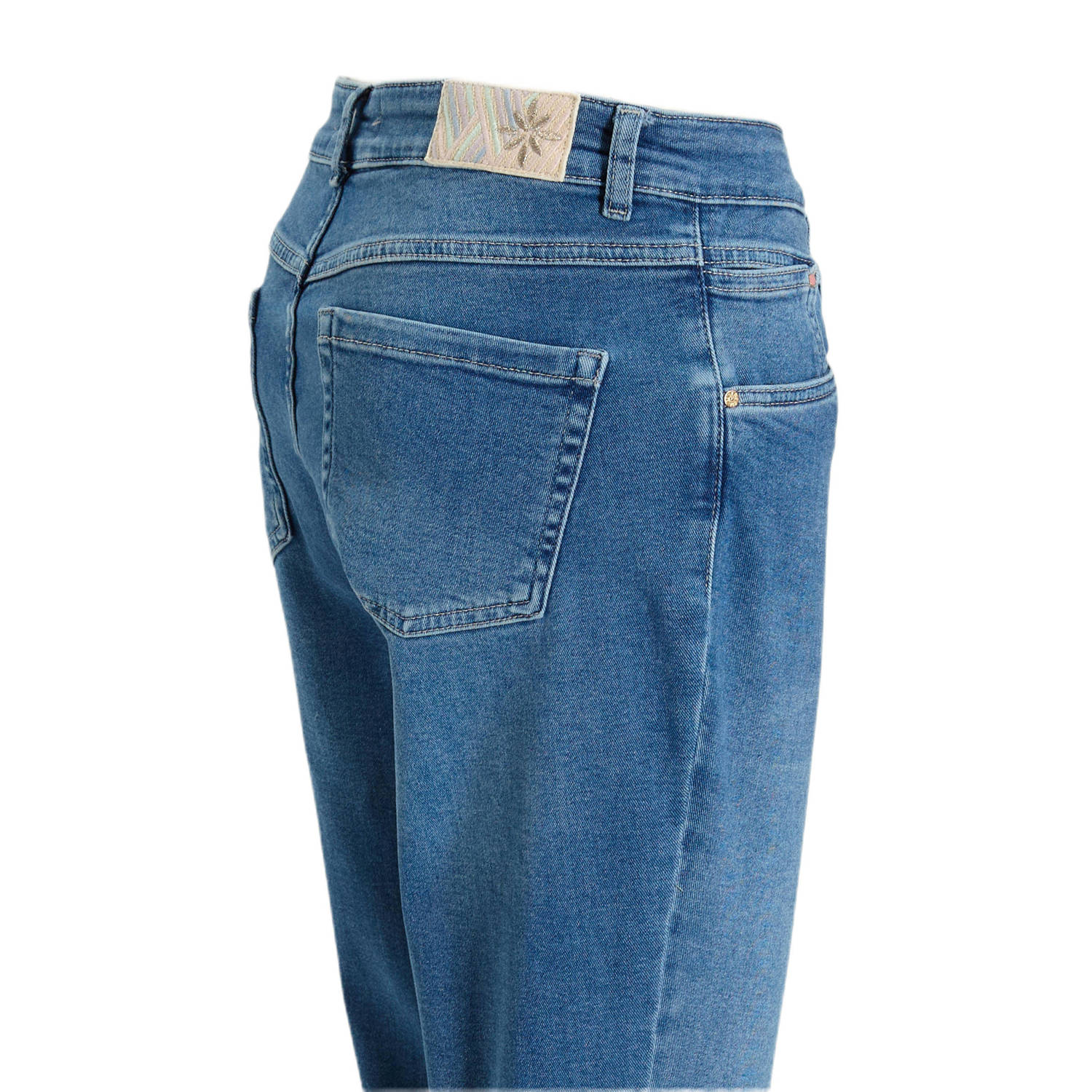 Para Mi regular waist slim fit jeans medium blue denim