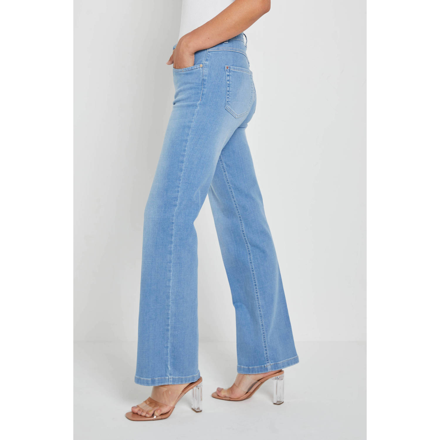 Para Mi high waist light blue denim
