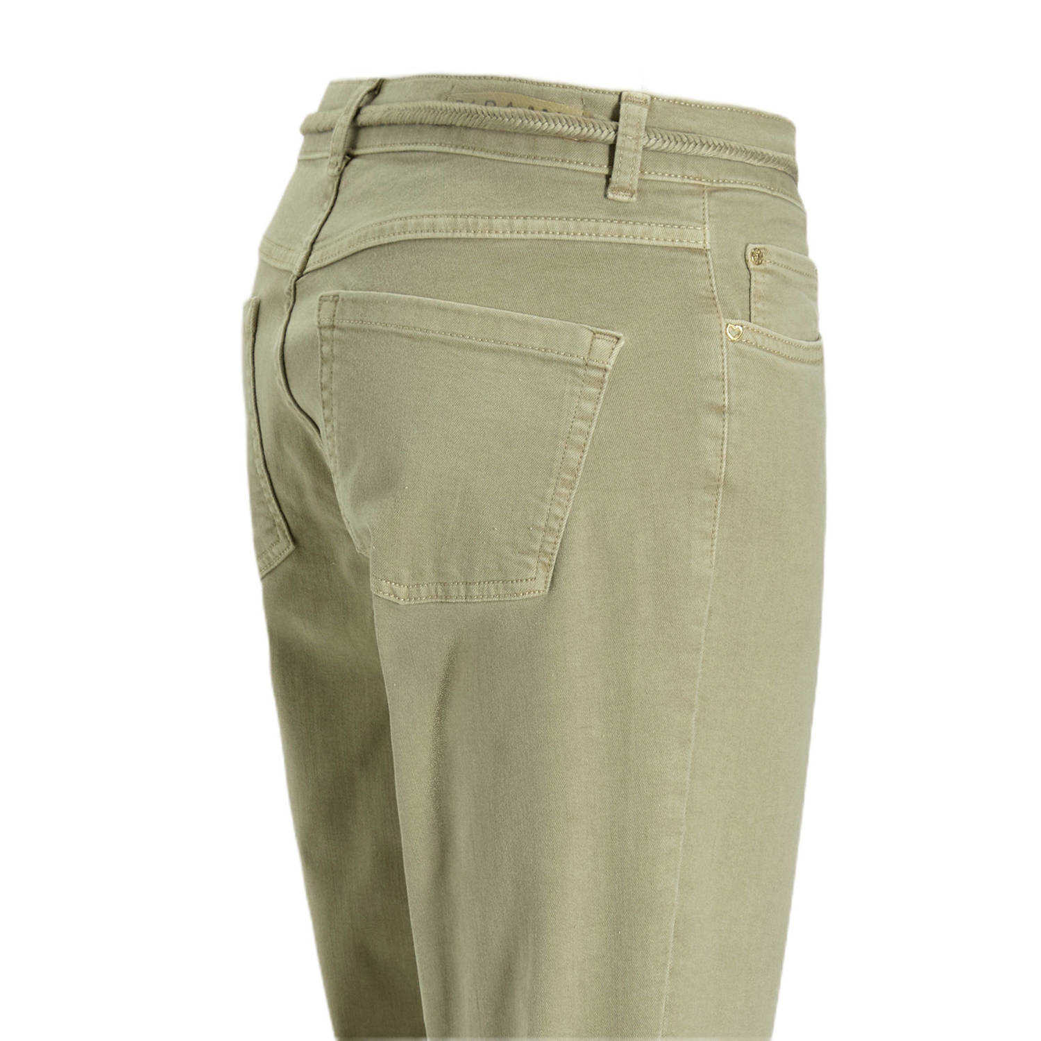 Para Mi high waist broek kaki