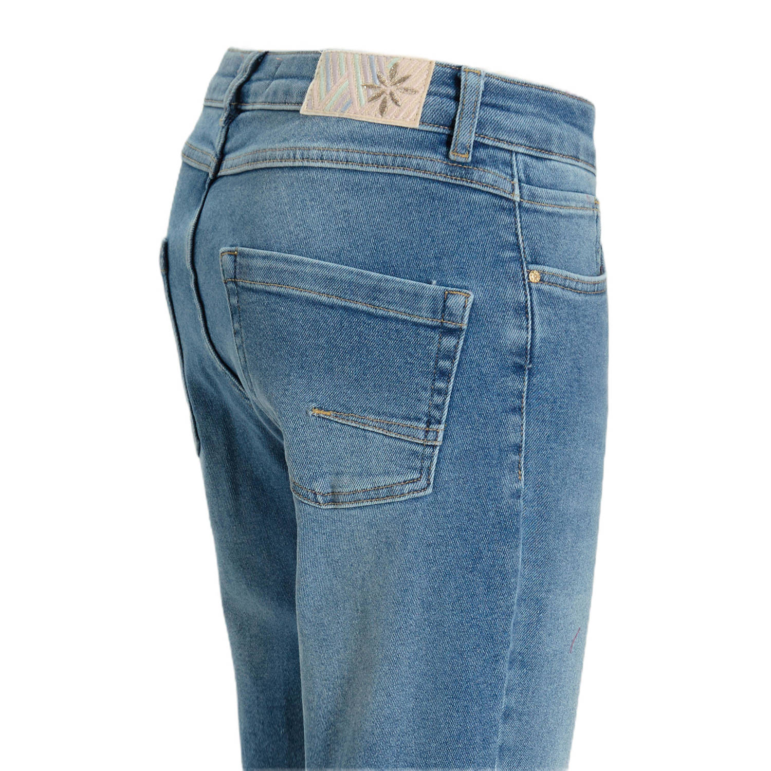 Para Mi high waist flared jeans medium blue denim