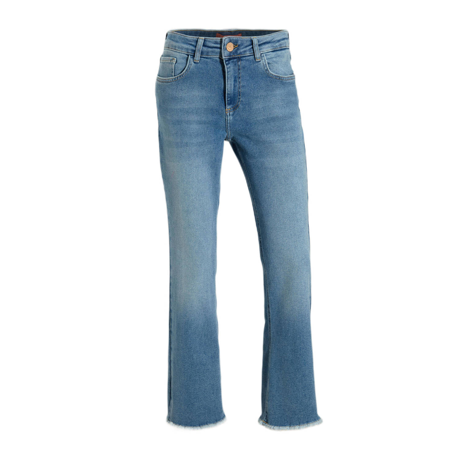 Para Mi high waist flared jeans medium blue denim