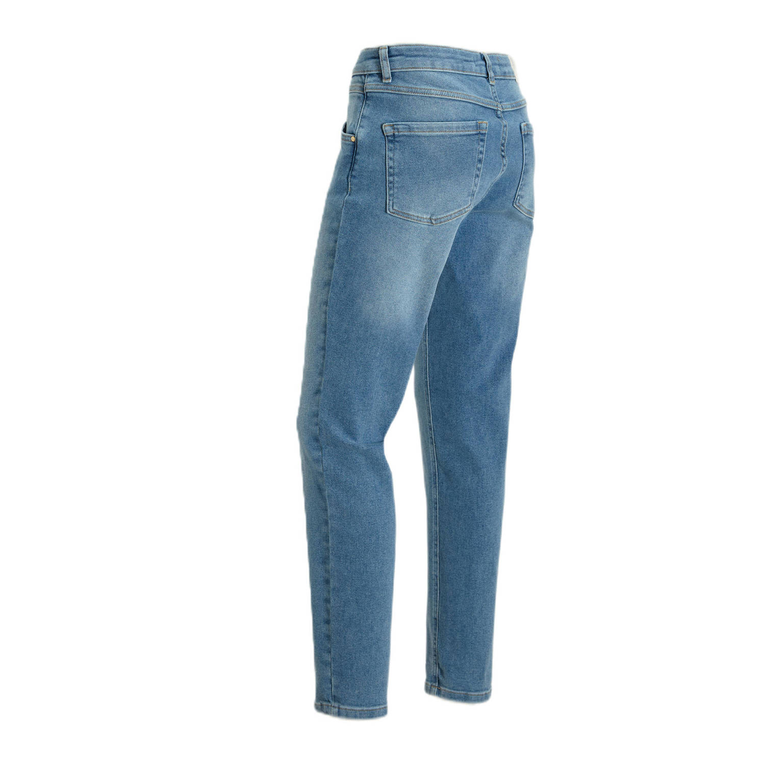 Para Mi high waist slim fit jeans light blue denim