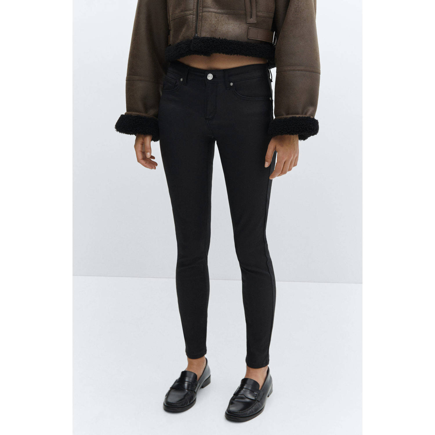 Mango super skinny jeans zwart