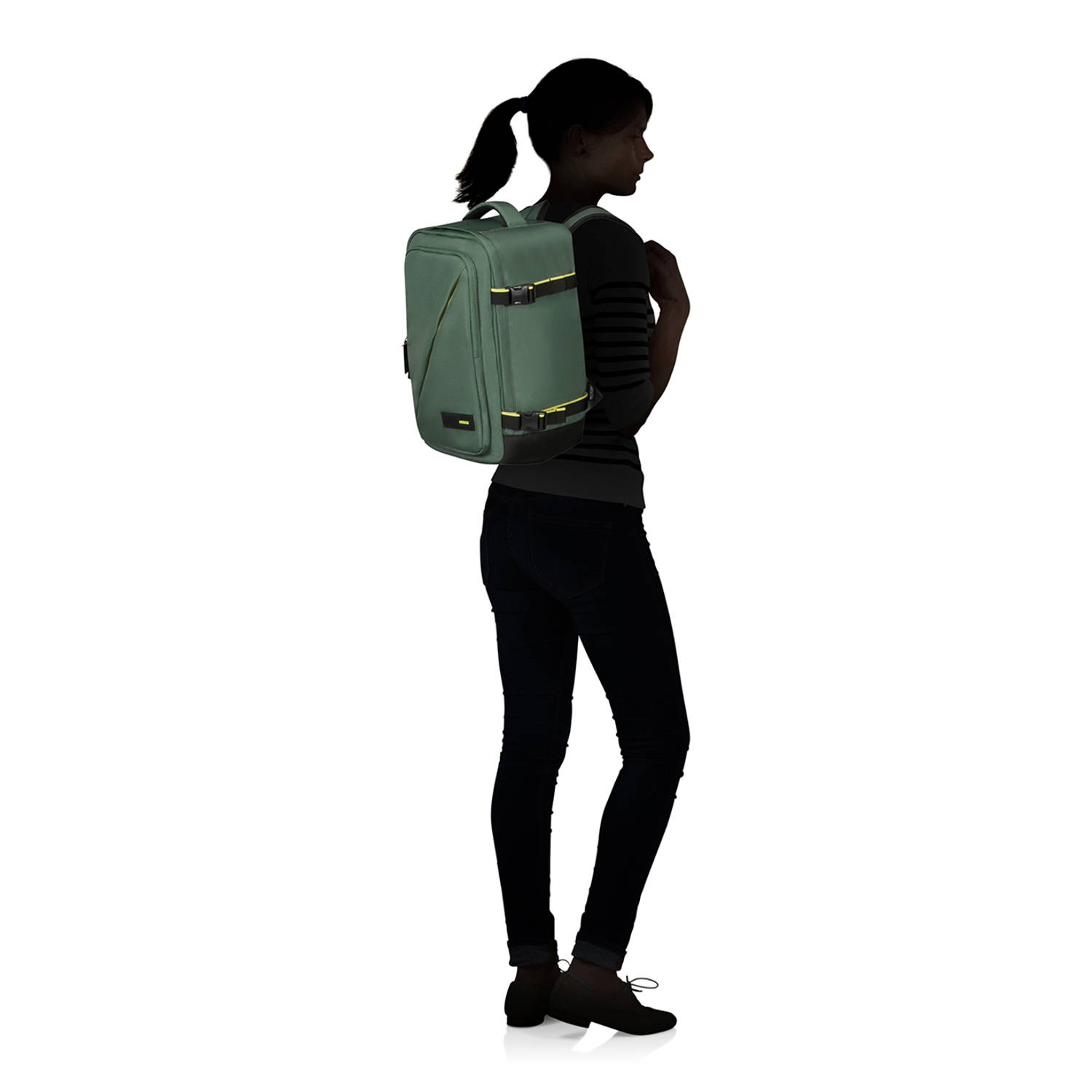 American Tourister Take2Cabin Rugzak Green Unisex